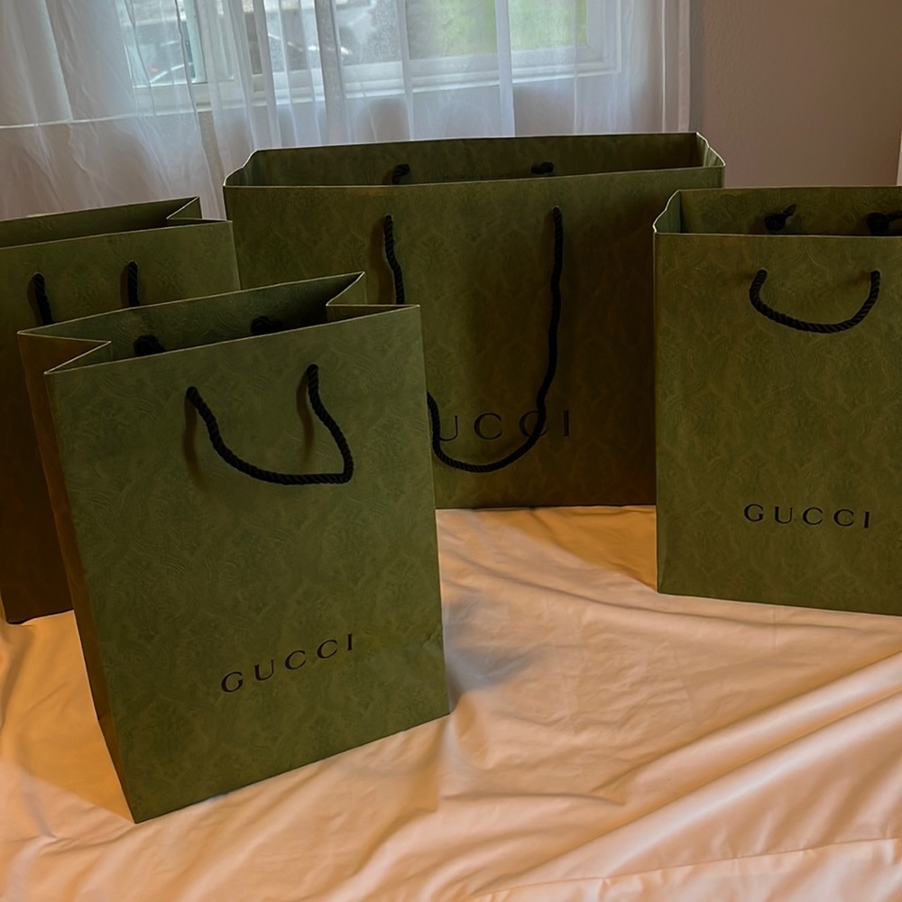 Gucci gift bags
